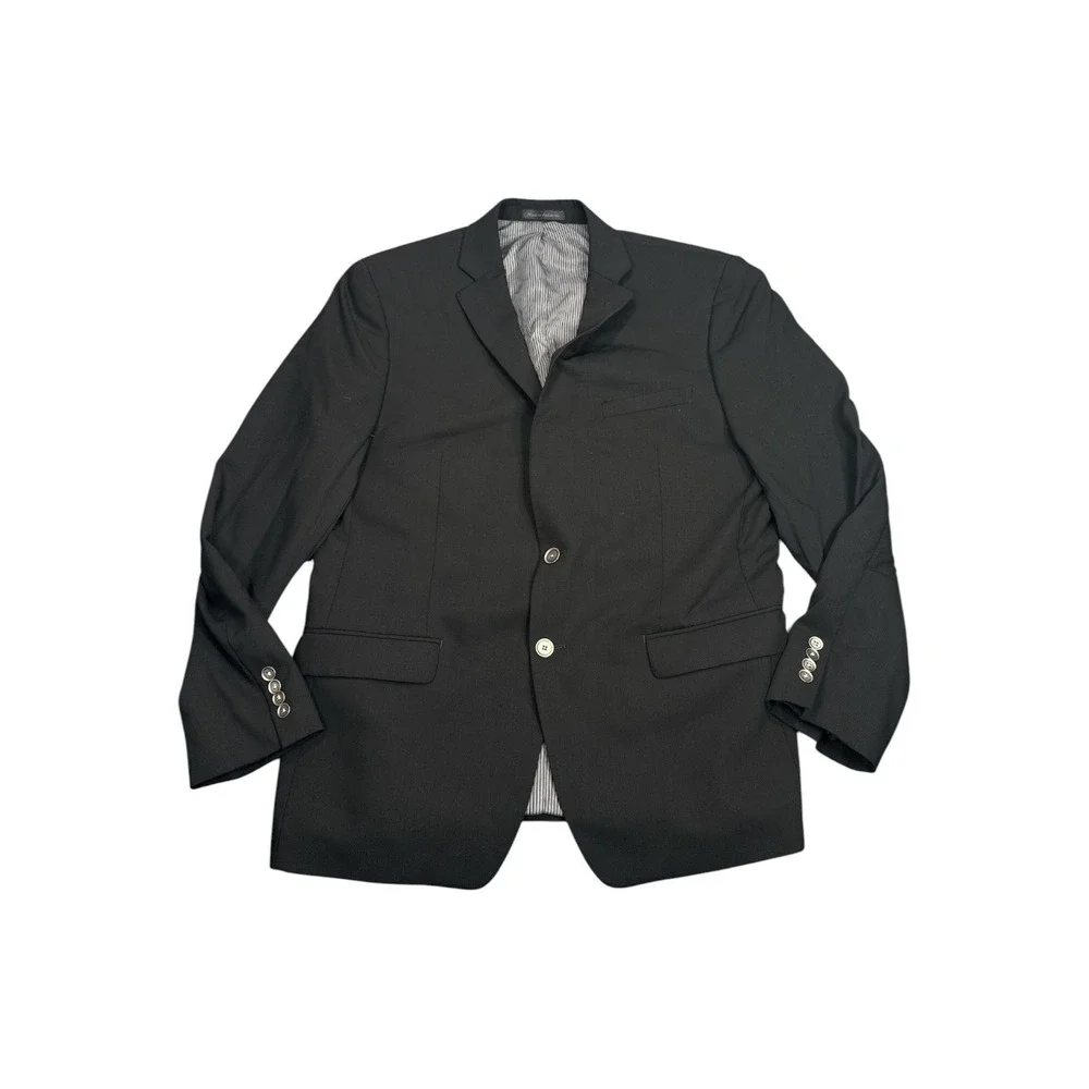 Calvin Klein Mens Extreme Slim Fit Blazer Black Suit‎ Jacket 2 Button 42R